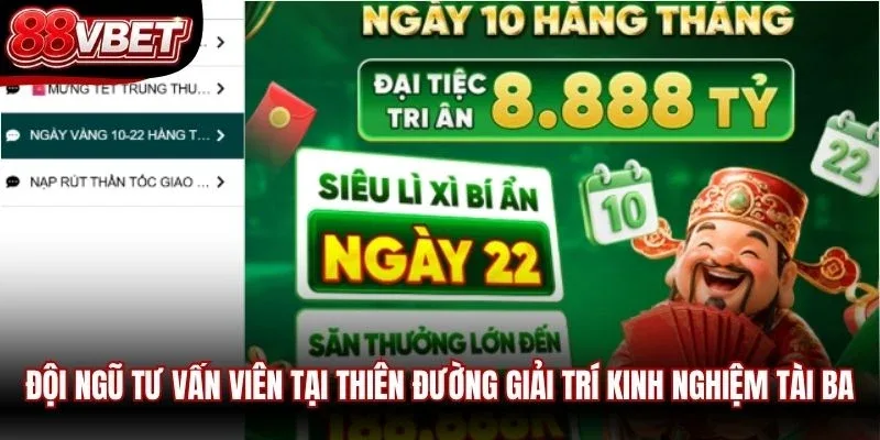 Đội ngũ tư vấn viên tại thiên đường giải trí kinh nghiệm tài ba